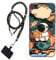 WUACYEAMING Case Compatible with iPhone SE 2020/8/7,Clear with Design Soft TPU Shock Absorption Slim Embossed Pattern anime aviator Rocket+Cell Phone Lanyard ×1