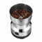 Trintion Kaffeemühle Kaffeemühle Mixer Elektromühle Edelstahlmühle geeignet für Kaffee Gewürze Getreide Nüsse Bohnen (Silber)