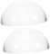 VILLFUL 2pcs Glass Hemispheres Paperweight Calligraphy Supply Transparent Paper Weight Calligraphy Tool Tailor Paperweights Paper Weights for Office Sewing Tool