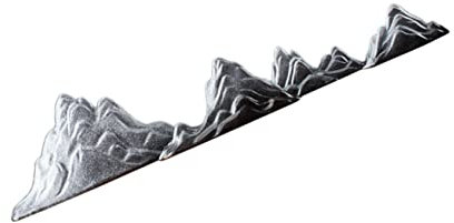 Cabilock 4pezzi Decorazioni Ceramica Zen Per Casa Di Ornamenti Creativi Per Soggiorno e Ingresso Per Paesaggi e Arredamenti Interni