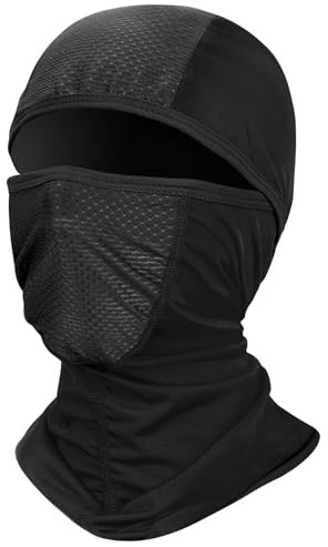 Kiiwah Unisex Sturmhaube Balaclava UV-Schutz Maske Motorrad Kühlung mit Brillenloch für Radfahren, Roller, Klettern