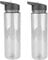 2PCS Leak Proof Sports Water Bottles,800ml Clear Plastic Bottles with Filter Flip-Top Lid and Reusable Design for Gym School Sports and Cycling Gift for Students Teachers Friends (Black)