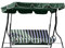 Raypontia 1 Piece Swing Seat Canopy - 195 x 125 x 15 cm Hollywood Swing Roof Cover - Sun Canopy for Swing Chair, Grey Roof for Hanging Bench Swing, Durable, Green