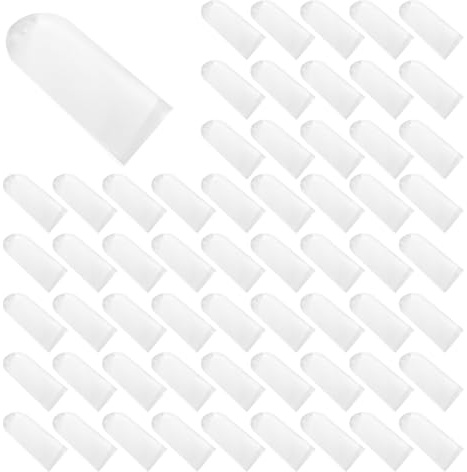 Xnuiasqe Lot de 140 marque-places vierges en acrylique givré transparent pour mariage, étiquette cadeau, plaque nominative, tableau de table, marque-place, pour fête