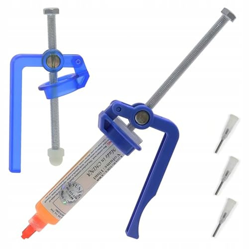 Rosfix Dosierpistole TE-053 3 Nadeln für 10g/10cc Spritzen mit Kolben