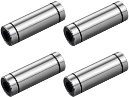 Xuro 4/10pc LM6UU LM8UU LM10UU LM8LUU LM6LUU LM12UU LM3UU LM4UU LM14UU Lange Typ 8mm Linear Kugellager CNC Teile(4Pcs,LM3UU 3x7x10)