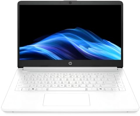 HP 14-dq6500sa 14 Laptop | Intel N150 | 4GB RAM | 128GB Storage | HD Display | Dual Speakers | WiFi 6 | Windows 11 Home | White