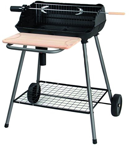 Delamaison Bergamo Barbecue Charbon en Fonte, Gris