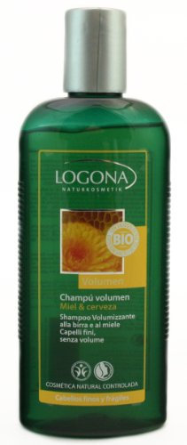 Logona - Champú volumen Miel y Cerveza Logona, 250ml