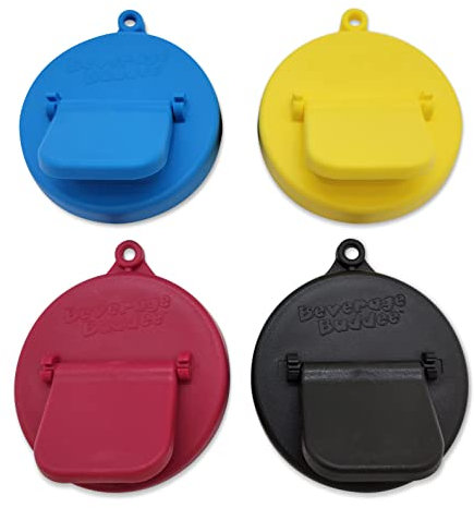 Beverage Buddee Can Cover - Best Can Cover For Standard Size Soda/Beer/Energy Drink Cans - Made In The USA - BPA-PCB Free - 4 pack (Asst Colors)