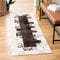 Vip-leather NEU KUHFELL Patchwork Teppich Cod CMB180 ( 40 x 150 cm )