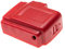 vhbw Akku-Adapter kompatibel mit Milwaukee Elektrowerkzeug/Akku für Heizjacke - Adapter für 18 V Akkus (M18)