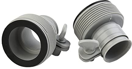 FACULX Adaptador B para piscina para Intex, adaptadores de manguera tipo B de 1,25 a 1,5 para bombas y de agua salada