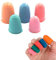 Fingerschutz Silikon, Fingerhut Silikon, Silikon Fingerschutz, Gummi Fingerhut, Silikon Fingerlinge, Gummi Finger Tip Pads, für Geld Zählen Schreiben Sortieren Sportspiele, 5 Farben, 5 Stück