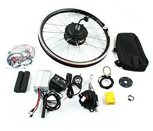20 Inch Electric Bike Conversion Kit | 36V 250W LED Electric Bicycle Hub Motor PAS Electric Bike Front Wheel Conversion Kit Motor E-bike Conversion Kit