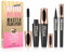 RoseFlower Seidenfaser Wimperntusche und Eyeliner Set, 4D Silk Fiber Mascara, Mascara und Eyeliner set, Wasserfest und Wischfest, Verlängernde Natürliche, Den ganzen Tag lang haltbar
