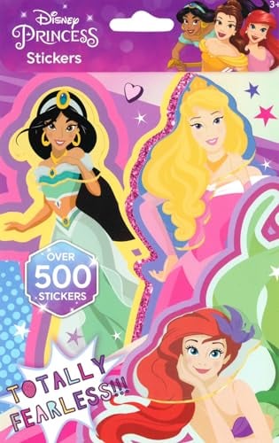 Disney Princess Stickers Set 500+ Stickers Inside Kids Girls Art & Craft Sticker Collection Set Rapunzel Snow White Ariel Cinderella