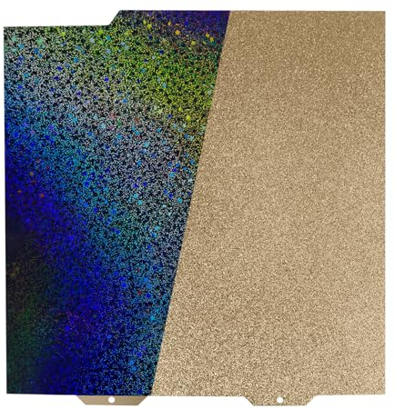 IdeaFormer Rainbow Starry PEY+Texturierte PEI Druckplatte für Bambu Lab A1 Mini, Doppelseitiges PEY PEI Spring Steel Druckbett 184x184 mm für Bambu A1 Mini 3D Drucker