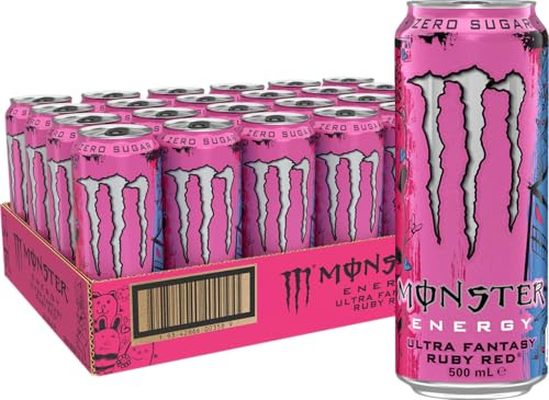 Monster Energy Drink Ultra Fantasy Ruby Red 24 x 500ml