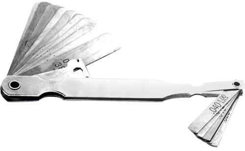 Performance Tool W84602 10-teiliges Schlag- und Zündmesser-Fühlerlehre-Set mit SAE und metrischen Größen