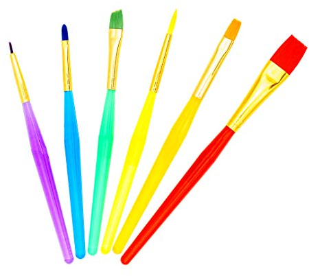 TSI Nylonpinsel-Set 6tlg, Größen: 1,2,3,4,5 und 9, Art.Nr. 49009
