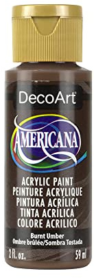 Deco Art Americana 2 oz Acrylic Multi-Purpose Paint, Burnt Umber,Brown,59 ml(Pack of 1)