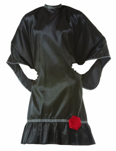 Olivia Garden Boutique Wasch- und Frisierumhang aus Polyester, schwarz