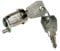 AUTO-STYLE Serrure incl. 2 clés pour coffres de toit FL/Spazio/Pre/Easy, Chrome (Comme Matériau)