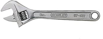 Stanley 87-433 Verstellbarer Schraubenschlüssel, verstellbarer Schlüssel, 3,48 cm, Stahl, 1,52 cm, 25 cm, silberfarben