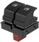 Qiilu Buton-Poussoir Miniature, Commutateur de Bouton de fenêtre de Commande électrique pour 2 Roomster 1Z0959858