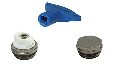 1/2 Entlüftungsstopfen Entlüftungsschlüssel Blindstopfen Entlüfter Heizkörper