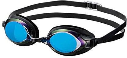 SWANS verspiegelte Schwimmbrille SR-2MEV, Farbe:Smoke Blue (SMBL)
