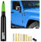 CXCCOI American Flag Car Truck Bullet Antenna,Aluminum Alloy - Enhance Signal Stability and Waterproof,Compatible with Dodge, Ford, Chevrolet, Toyota, Jeep, GMC Antenna Replacement(Green)