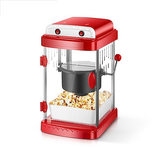 Kernel Corn Maker, Máquina Eléctrica Automática Popper De 330 W con Mango Y Base Sin Silicona, Fabricante De Palomitas De Maíz De Aceite Caliente De Uso Múltiple, para El Hogar, La Fiesta