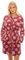 Suzy & Me Vestaglia con cappuccio e zip in pile con fiocco, VINO ROSA, S