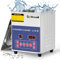 CGOLDENWALL 3L Digital Ultrasonic Cleaner 28/40khz Dual Frequency Degass 120W Powerful Cleaning 20-80℃ Heating&0-30 Min Timer for Jewellery/Watches/Eyeglasses/Metal Parts for Home/Labor/Commercial