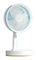 ANAIUCY Platform Dual-use Telescopic Folding Fan Portable Usb Charging Small Fan Student Dormitory Desktop Mute Table Fan Mini Fan (Color : White)