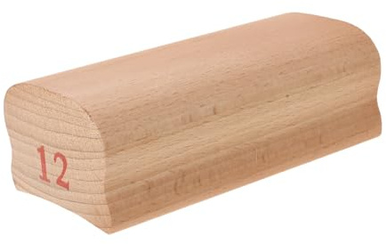 ibasenice Luthier Tool Leveling Block for Guitar Radius Sanding 12 Radius Wood Fretboard Leveling Sanding Block Instrument Enhancement Musician's Toolkit