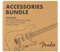 Fender Kit Accessori All-in-One, Include Cavo Strumento da 3 m, Accordatore Clip-On FT-1 e Tracolla in Poliestere Resistente, Adatto a Tutti i Musicisti