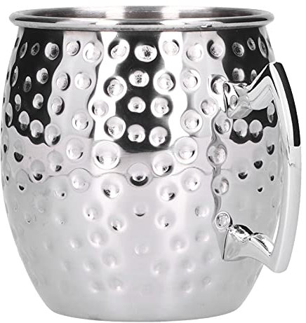 Beer Stein, 550ml Stainless Steel Vintage Beer Mug Steel Coffee Mug Coffee Cup Drinkware Mug with Handle for Milk, Water, Tea, Coffee