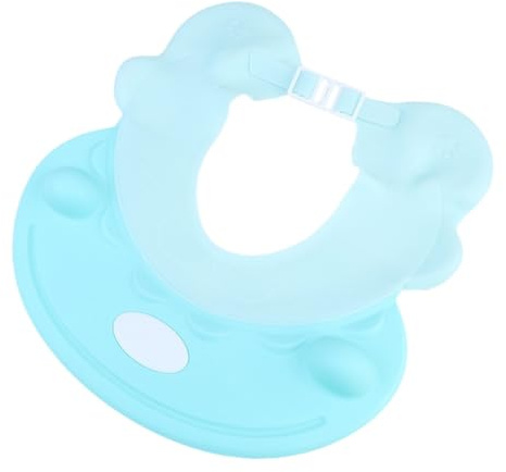 Abaodam Babybadehaube Shampoohaube Ohrenschutz für Baden Duschen mit Cartoon-motiv Robust Leicht Verstellbar