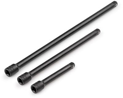TEKTON 1/4 Inch Drive Impact Extension Set, 3-Piece (3, 6, 9 in.) | SIA90000