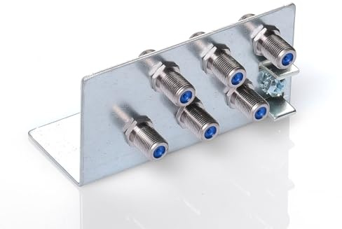 XMediasat Erdungswinkel HQ 6 fach mit Cabelcon F-81 F-Anschlüssen