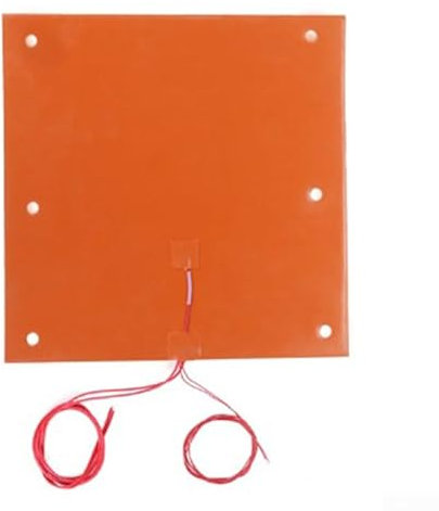 Für 3D-Drucker Silikon-Heizung, 400 x 400 mm, 240 V, 800 W, Silikon-Heizmatte für Drucker, beheizte Bettheizung, effiziente Heizung