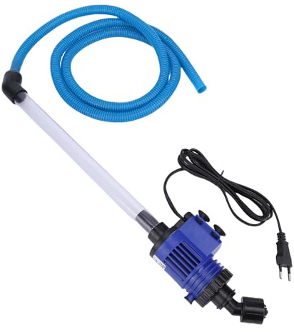 Sxhlseller Effizienter Elektrischer Aquarium-Kies-Vakuum-Wasseraustauscher, Wasch- und Reinigungswerkzeuge, Filter, Fischabfälle, Kunststoff, 1 Packung (EU-Stecker 220V)