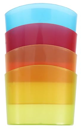 SHINEOFI Teebeutelhalter 4 Stück Am Tassenrand zum Aufhängen im Modernen Design aus Stabilem Pp Platzsparend und Stilvoll für Tee und Kekshalter