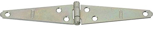 National Hardware N127-514 V280 Light Strap Hinges in Zinc plated, 2 pack