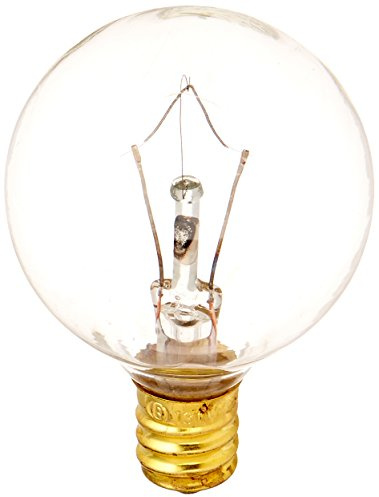Bulbrite Incandescent G12 Candelabra Screw Base (E12) Light Bulb, 25 Watt, Clear