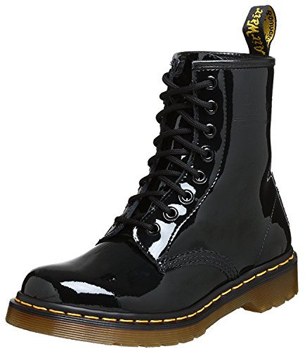 Dr. Martens Damen Stiefelette Serena 1460, Glatt Schwarz, 38 EU