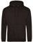 AWDis Men's College Hoodie, Black (Jet Black), Small
